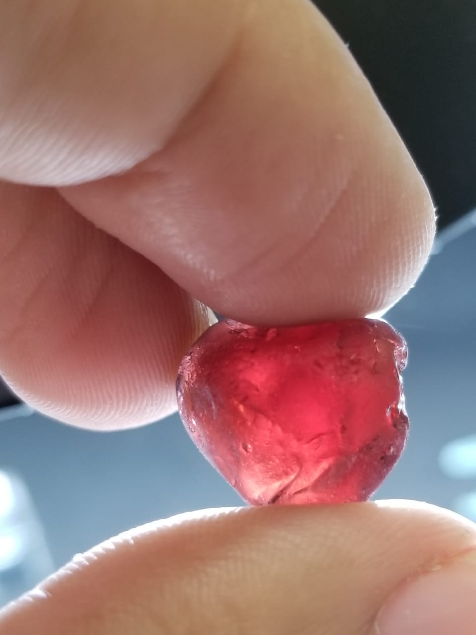 32.08 Grams beautiful lot of 8 Pieces Rhodolite Garnet