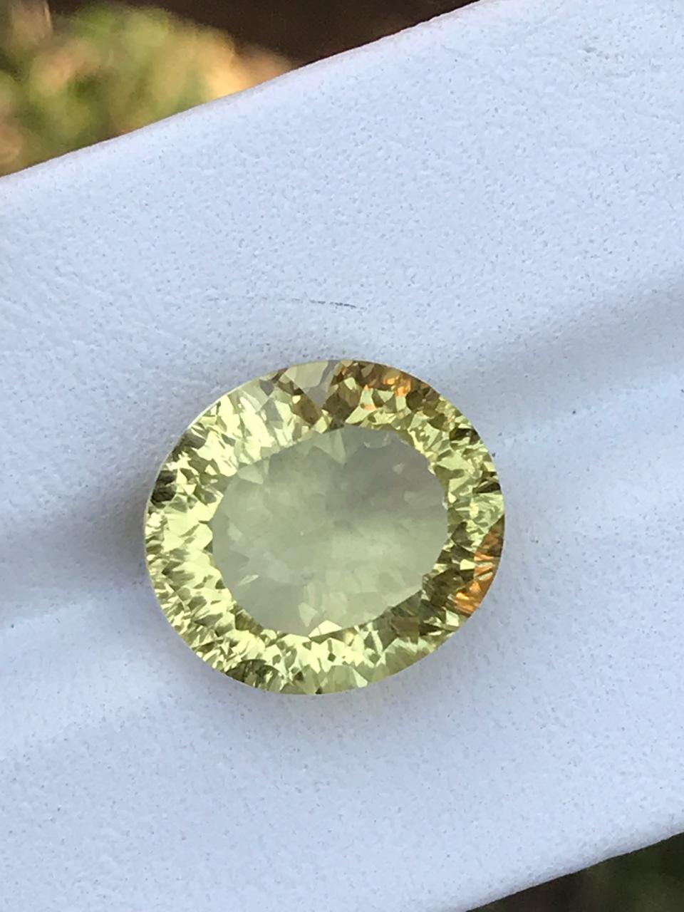 7.40 ct Faceted Lemon Quartz for sale