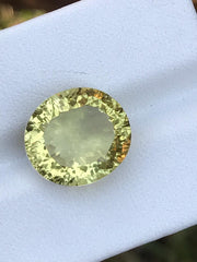 7.40 ct Faceted Lemon Quartz for sale