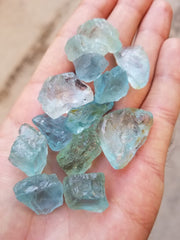 66 Grams Beautiful Color Facet Grade Rough Aquamarine