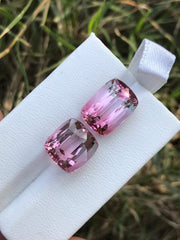 Faceted Fancy cut Bicolor Tourmaline For sale