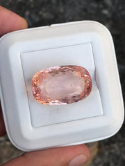 39.05 ct Pink color Faceted Natural Morganite for sale