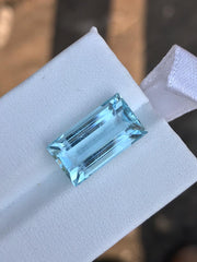 7.50 ct Faceted Natural Aquamarine for sale