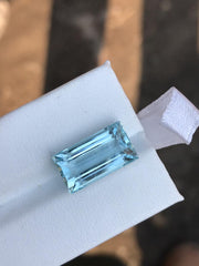 7.50 ct Faceted Natural Aquamarine for sale