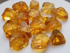 109 Grams Beautiful Orange Color Facet Grade Rough Citrine