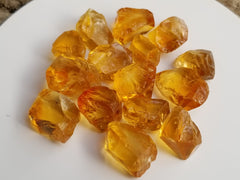 109 Grams Beautiful Orange Color Facet Grade Rough Citrine