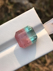 12.02 ct Natural Loose Bicolor Tourmaline for sale