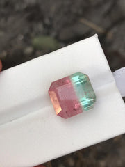 12.02 ct Natural Loose Bicolor Tourmaline for sale