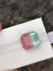 12.02 ct Natural Loose Bicolor Tourmaline for sale