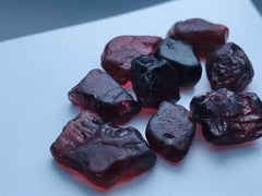 28.90 Grams Big Pieces of Facet Grade Rough Rhodolite Garnet