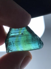 11.30 Grams Beautiful Bluish Green Facet Grade Rough Tourmaline