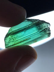 11.30 Grams Beautiful Bluish Green Facet Grade Rough Tourmaline