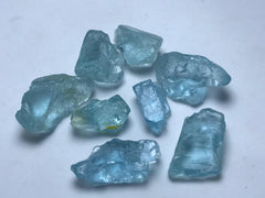 Beryl: 24.90 Grams Big Blue Color Rough Aquamarine