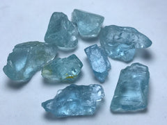 Beryl: 24.90 Grams Big Blue Color Rough Aquamarine