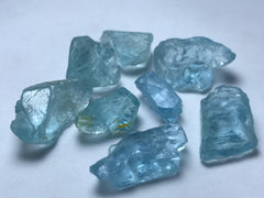 Beryl: 24.90 Grams Big Blue Color Rough Aquamarine