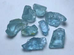 Beryl: 24.90 Grams Big Blue Color Rough Aquamarine