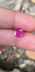 Beautiful Color Faceted Ruby for sale