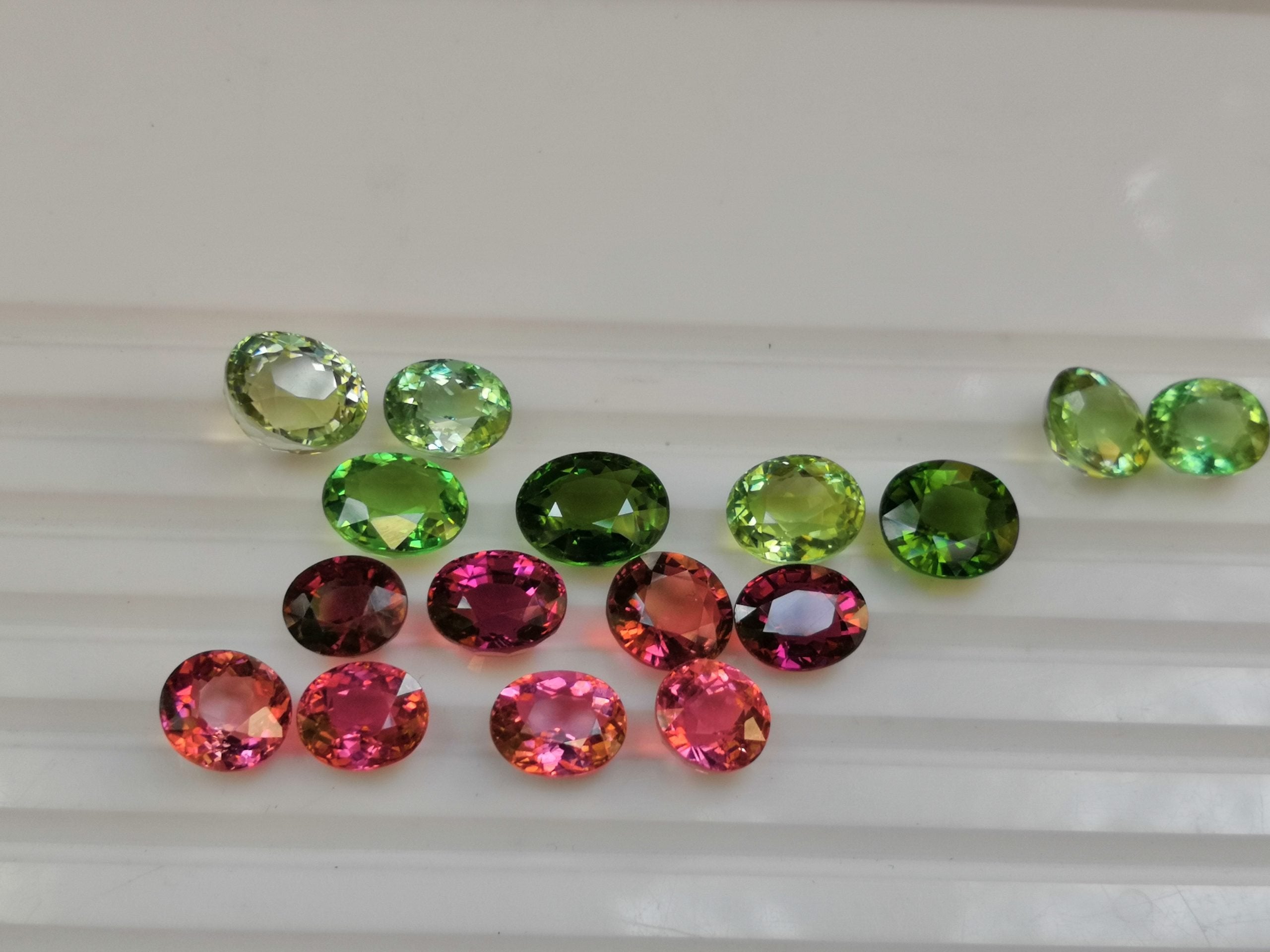 Very Stunning Faceted Tourmaline pieces for sale