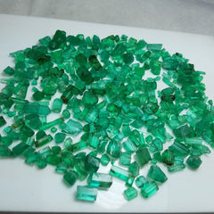 Facet Grade Rough Emeralds Lot available for sale