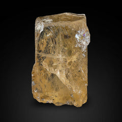 Vibrant Brown Colour Topaz Crystal With Glassy Faces