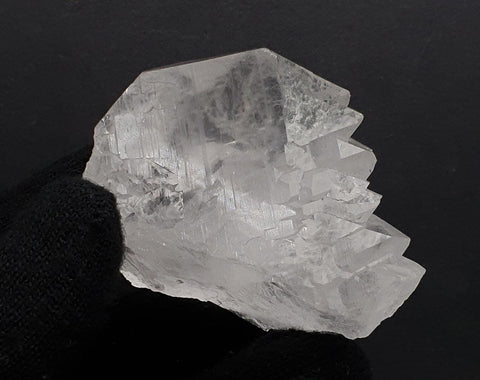 Icey And Impressive Piece Of Gwindel Quartz With Magnificent Wet Luster