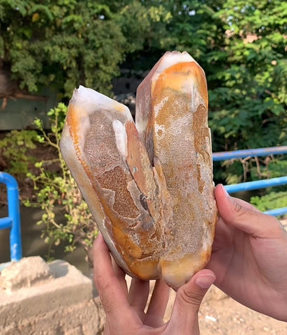 Impressive And Aesthetic V-Shaped Double Terminated Quartz Specimen