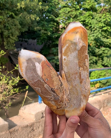 Impressive And Aesthetic V-Shaped Double Terminated Quartz Specimen