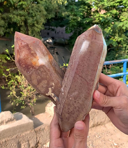 Impressive And Aesthetic V-Shaped Double Terminated Quartz Specimen