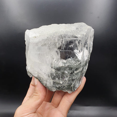 Impressive Chlorine Quartz with Excellent Transparency Well Crystalized all around