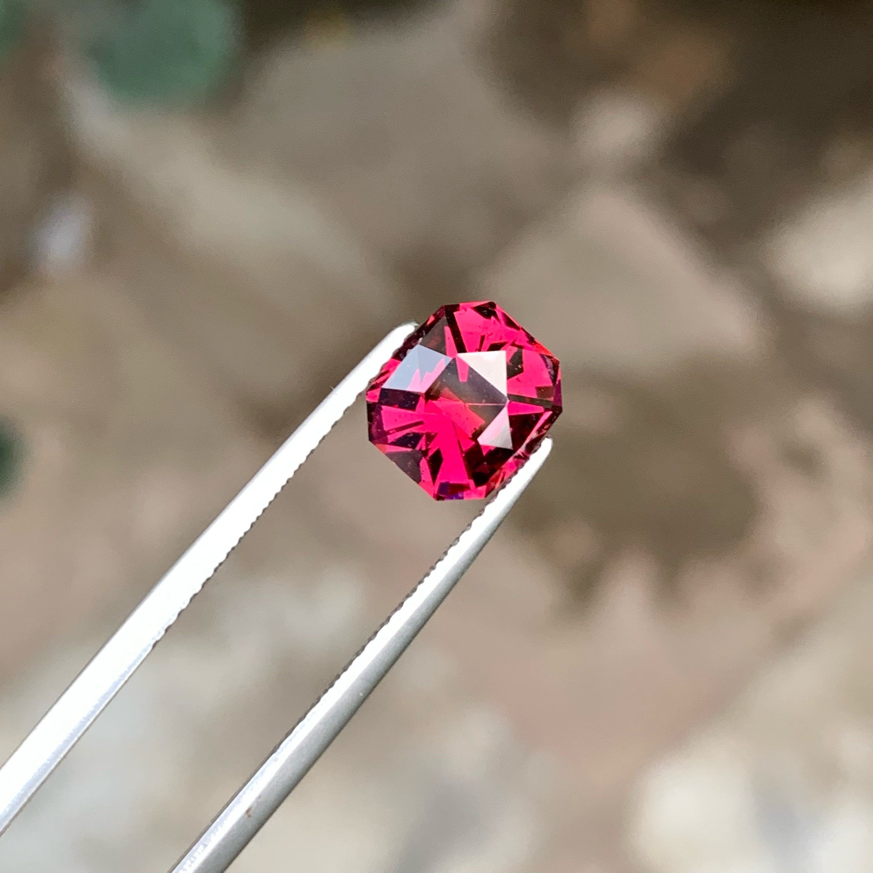 Incredible Pinkish Red Garnet Stone