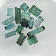 Indicolite Tourmaline Facet Rough Parcel