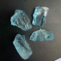 Intense Blue Rough Aquamarine