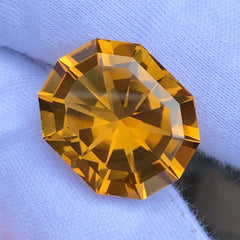 Intense Yellowish Orange Citrine