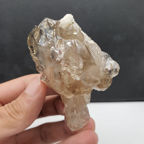 Interesting Crystallography For Smoky Scepter Quartz