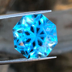 Lavish Loose Blue Topaz Gemstone