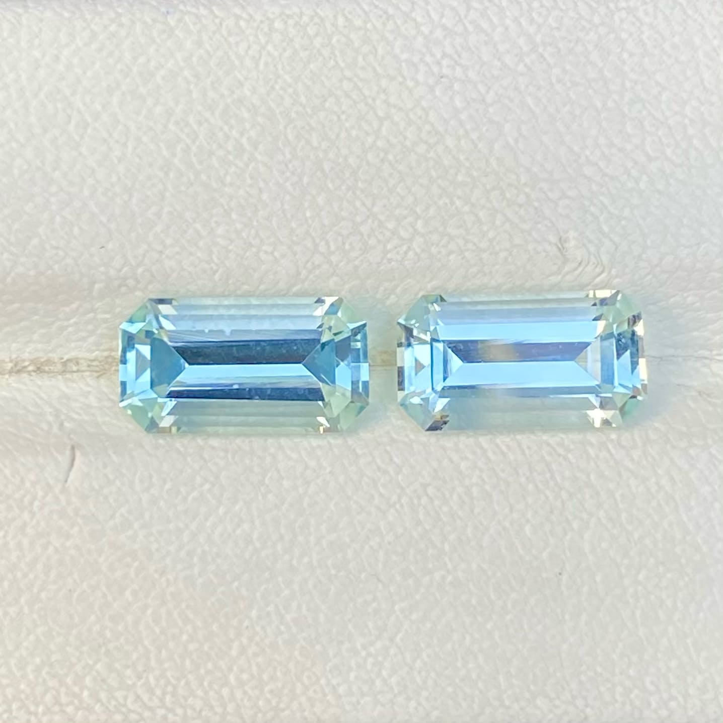 Light Blue Aquamarine Pair