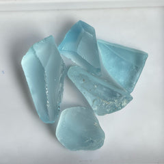 Light Blue Topaz Facet Rough Pieces