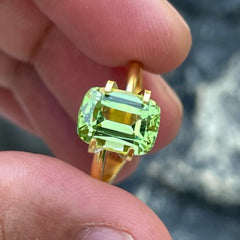 Light Mint Green Natural Peridot