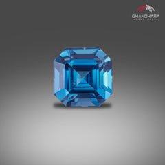 London Blue Topaz Asscher Cut