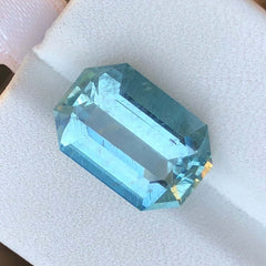 Natural Faceted Aquamarine for sale