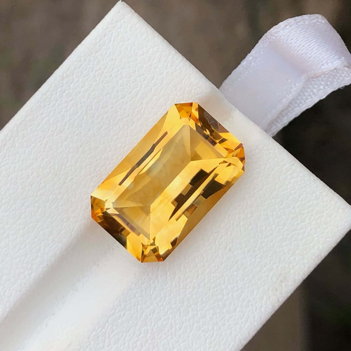 Loose Faceted Deep Yellow Citrine