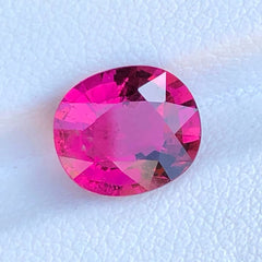 Loose Shocking Pink Tourmaline Gemstone