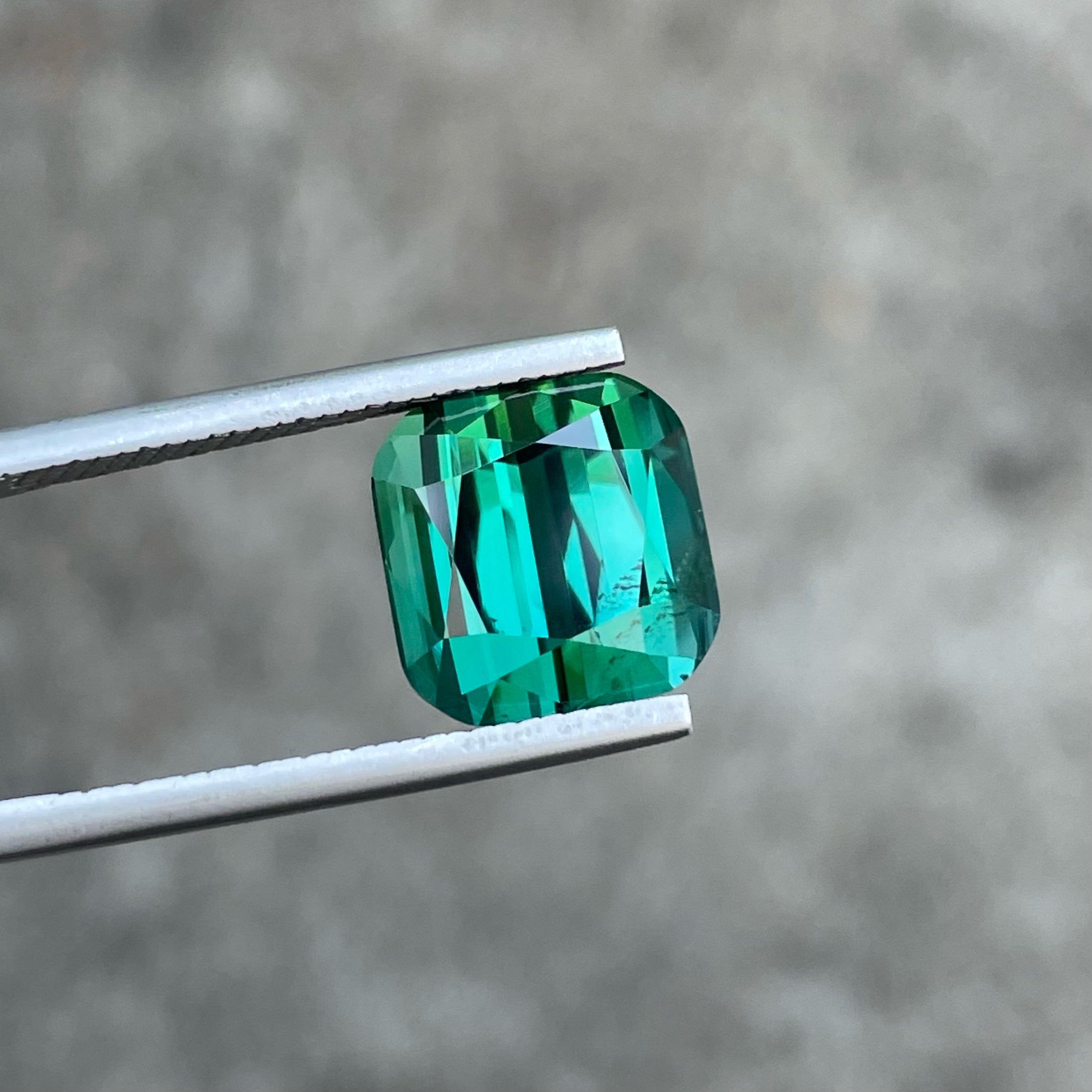 Lovely Bluish Green Tourmaline Gemstone