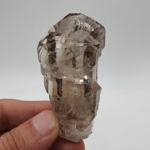 Lovely Enhydro Smoky Quartz With Excellent Transparency And Glassy Faces