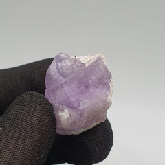 Lovely Glassy Faced Gem Purple Apatite On Matrix