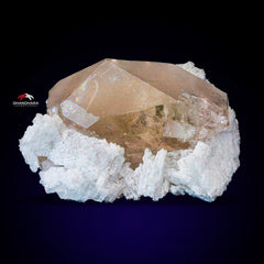 Lovely Morganite Crystal On Cleavelandite