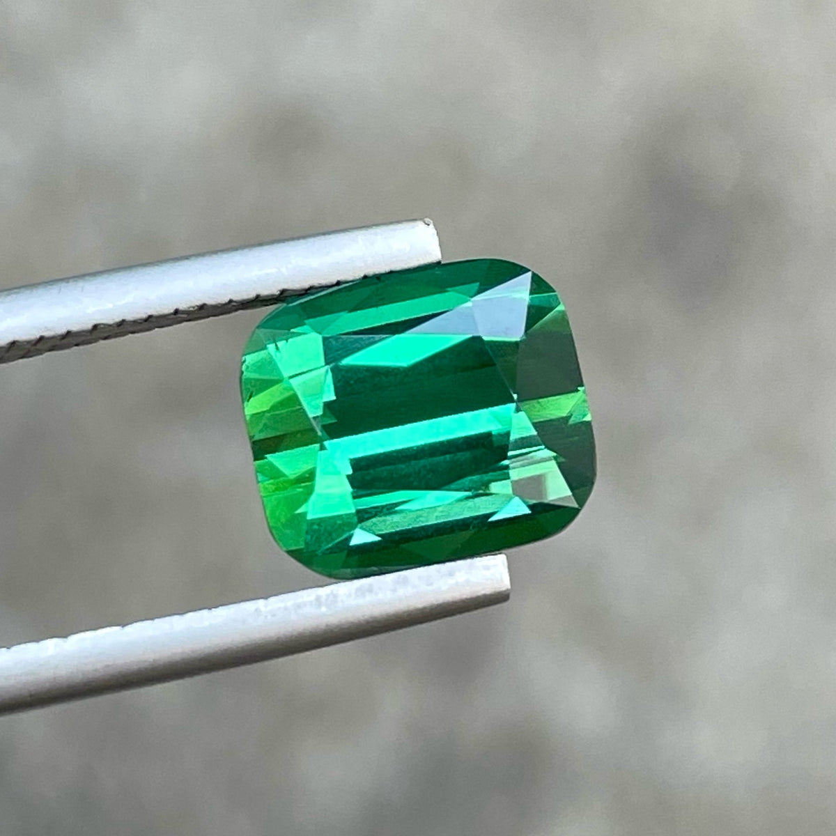 Lovely Natural Bluish Green Tourmaline Gemstone