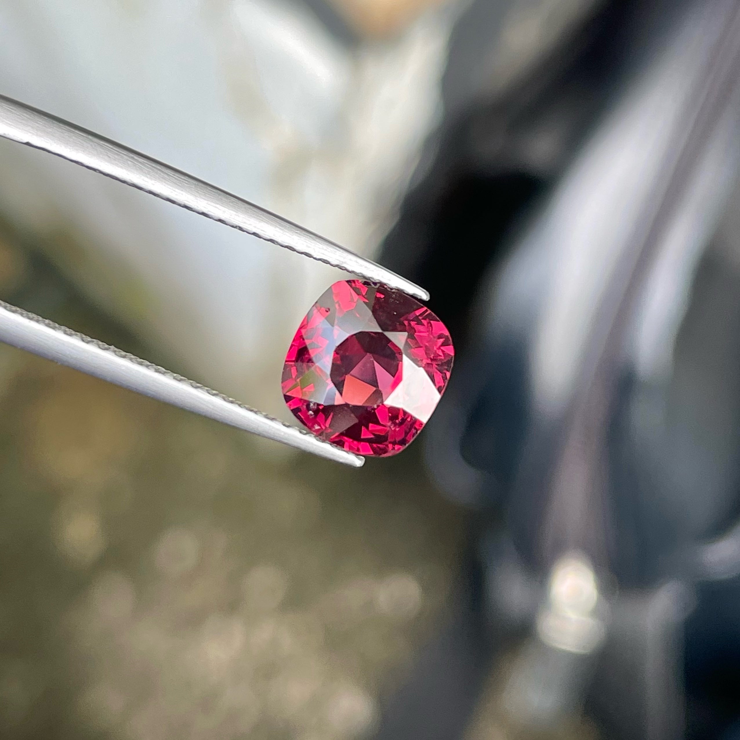 Lovely Pinkish Red Loose Spinel Gemstone