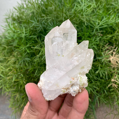 Lovely Pointed Quartz With Tourmaline