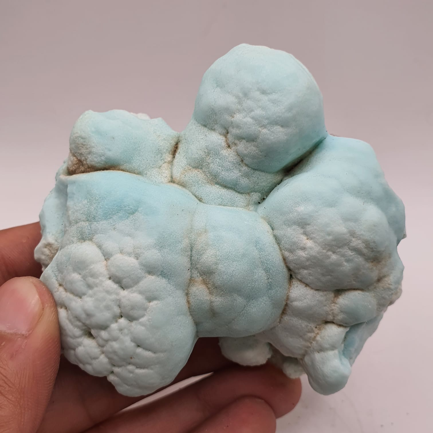 Lovely Botryoidal Aggregate Of Blue Aragonite